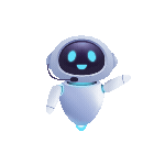 AI assistant robot waving