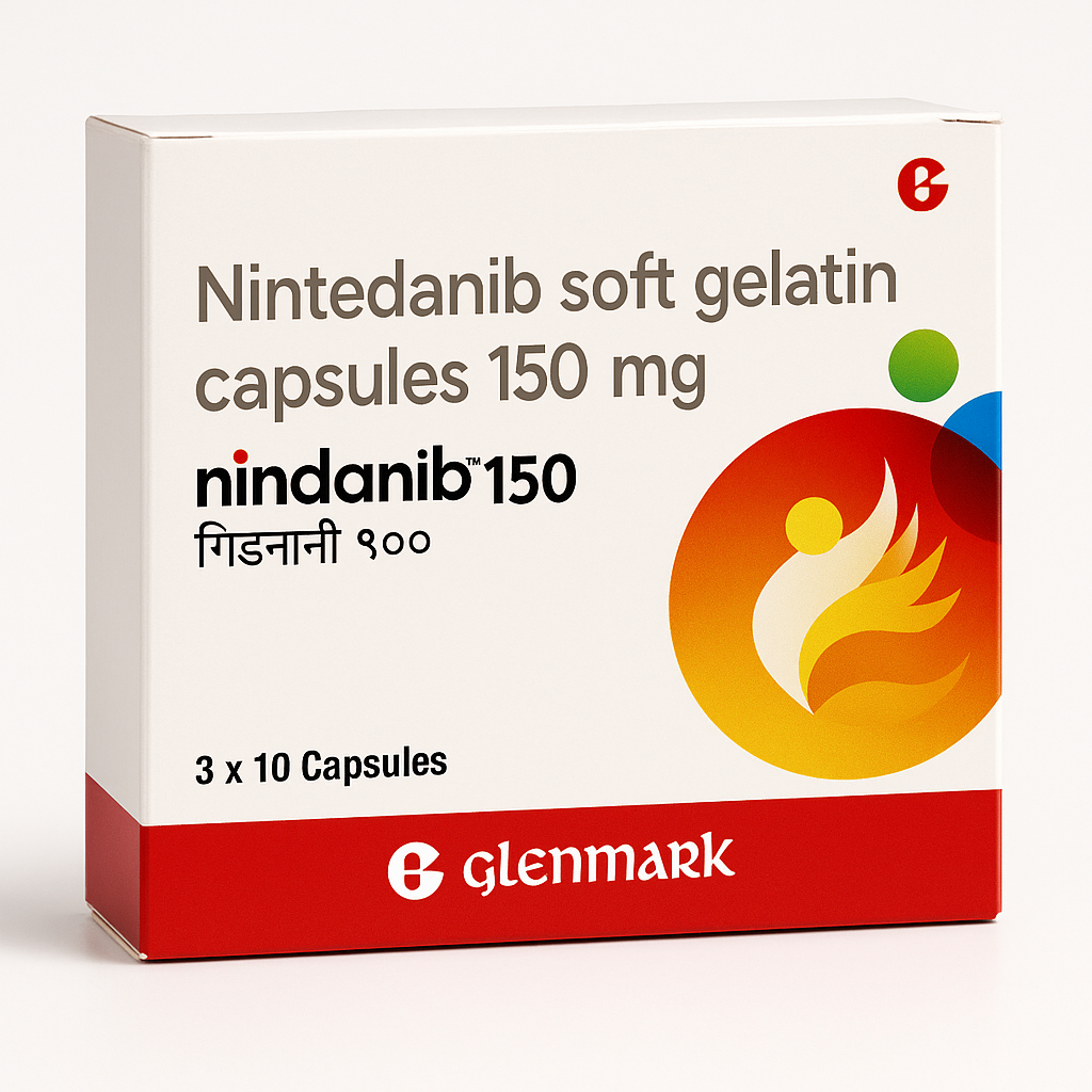 Nindanib 150 - Nintedanib Soft Gelatin Capsules